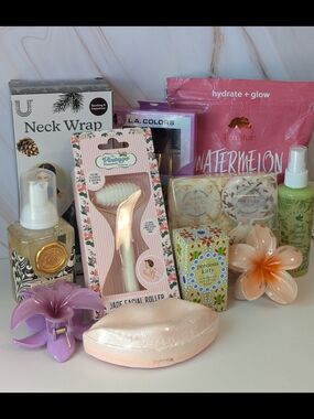 Self‑Care & Spa Gift Bundle – Mixed Lot – Bath, Beauty & Relaxation Items